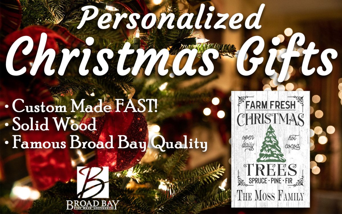 Personalized Fresh Christmas Trees Holiday Sign CUSTOM