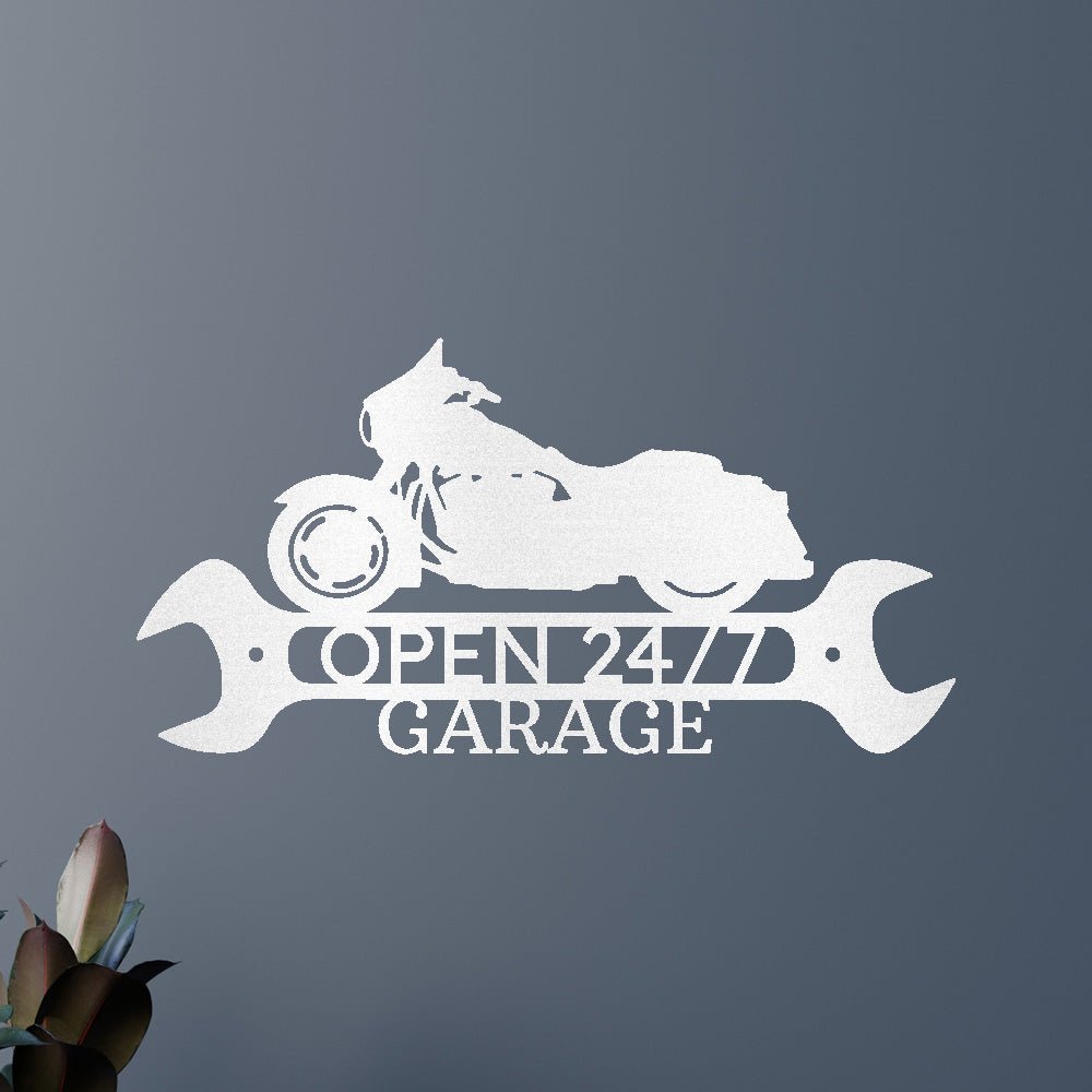 Garage Sign - Custom Metal Sign, Christmas Gift