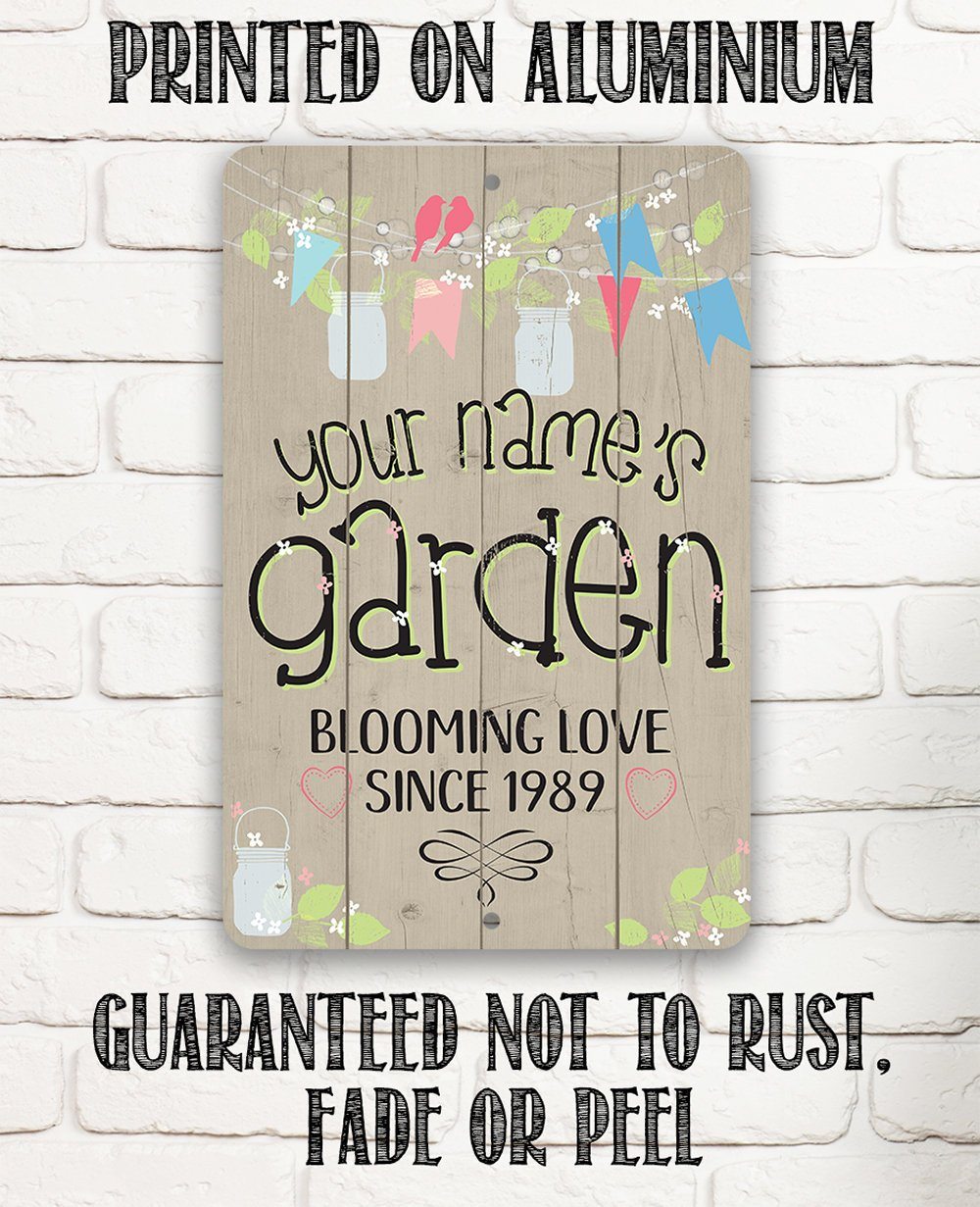 Personalized - Garden Decor - Metal Sign