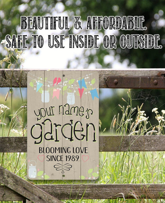 Personalized - Garden Decor - Metal Sign