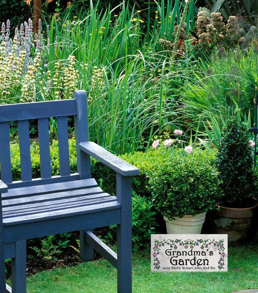 Personalized Garden Stone – Custom Marble Gift for Grandma, Mom, or Gardener, FREE 2-Day Shipping*