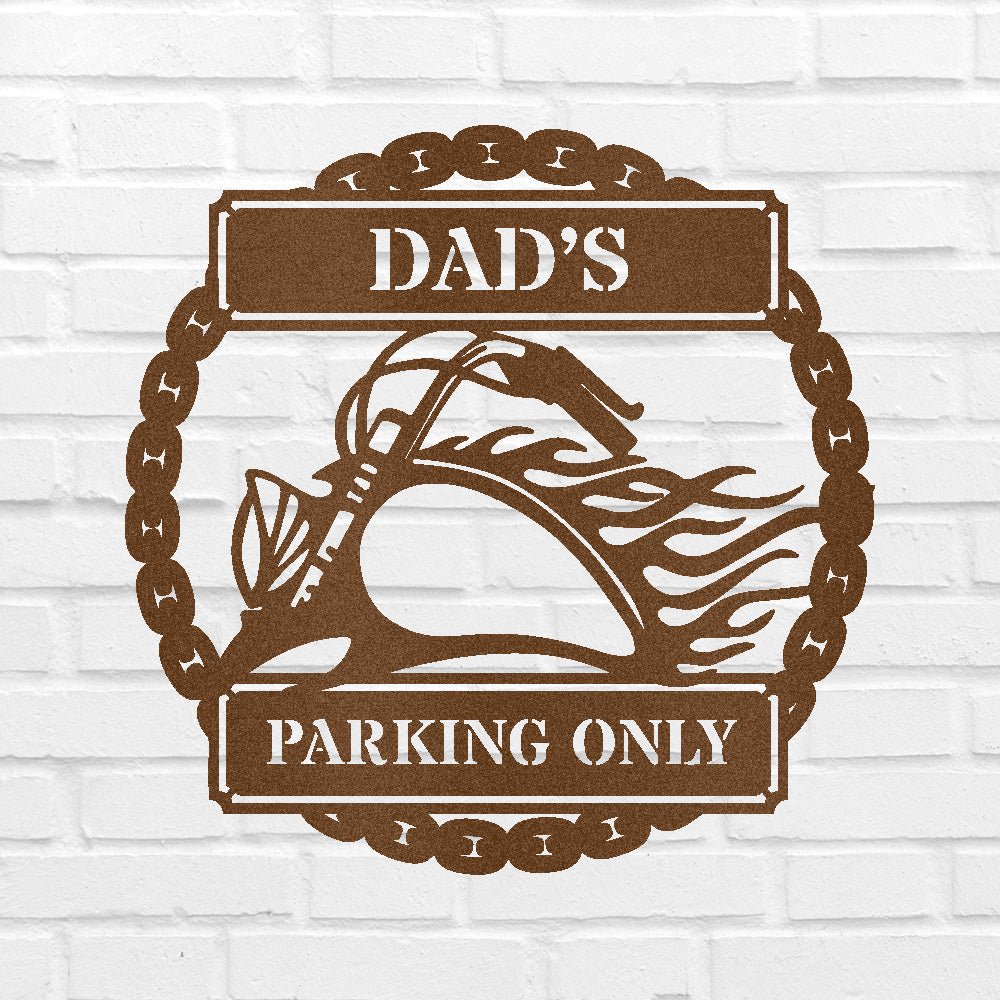 Hog Parking Plaque Personalized Gifts - Custom Metal Sign