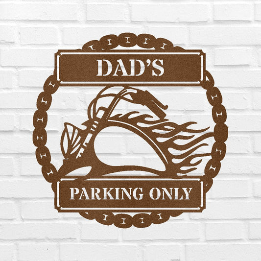 Hog Parking Plaque Personalized Gifts - Custom Metal Sign