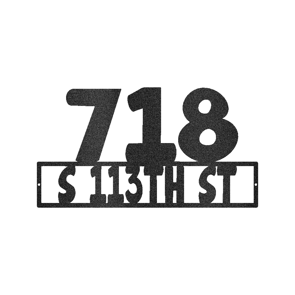 Home Address Personalized Gifts - Custom Metal Sign