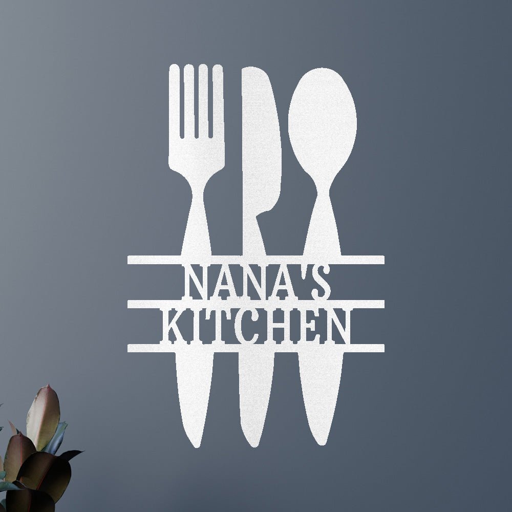Kitchen Utensil Personalized Gifts - Custom Metal Sign