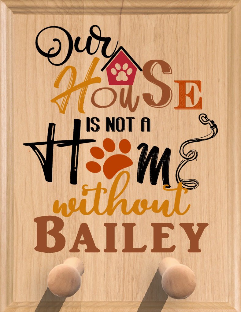 Personalized Leash Holder Sign -