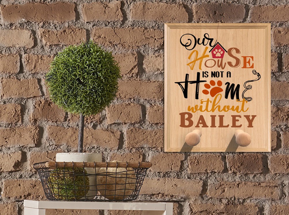 Personalized Leash Holder Sign -