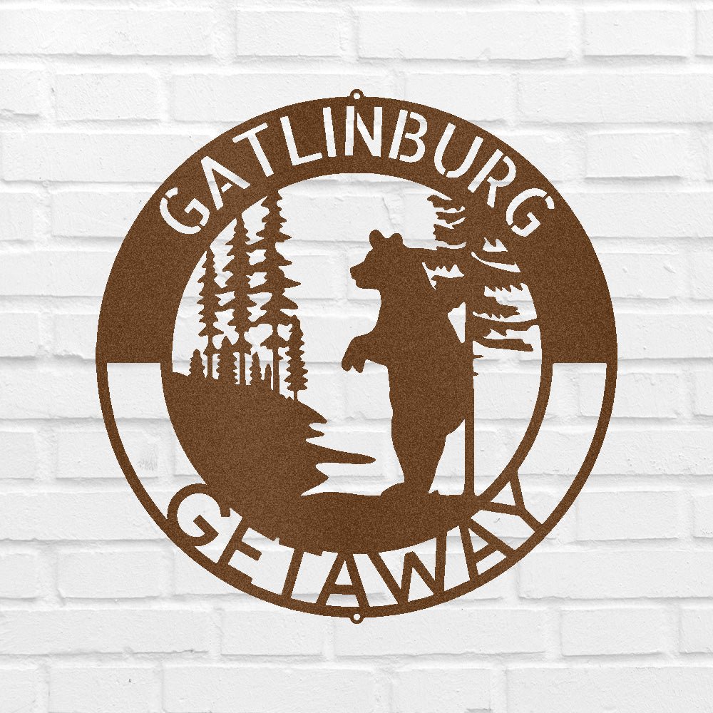 Lone Bear Personalized Gifts - Custom Metal Sign