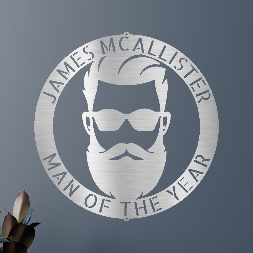 Manly Personalized Gifts - Custom Metal Sign