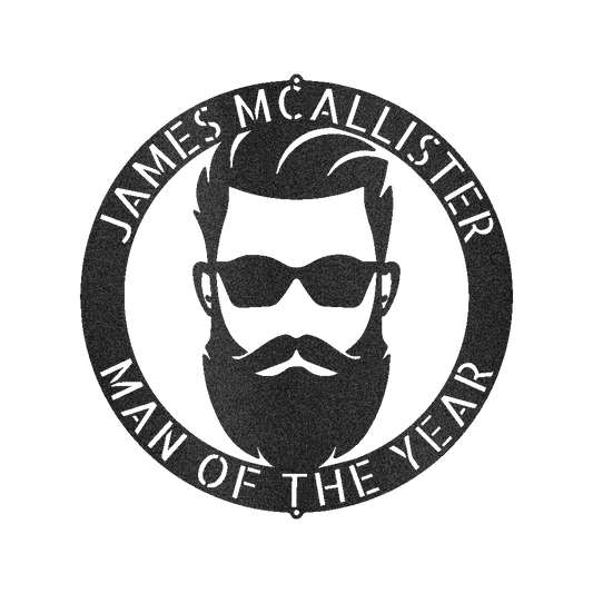 Manly Personalized Gifts - Custom Metal Sign