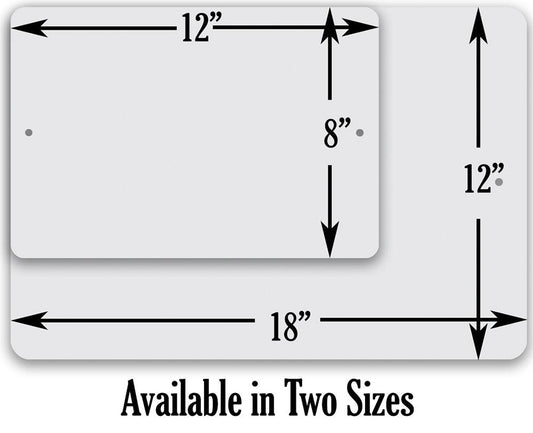 Personalized - Blue Line Police Support - Metal Sign