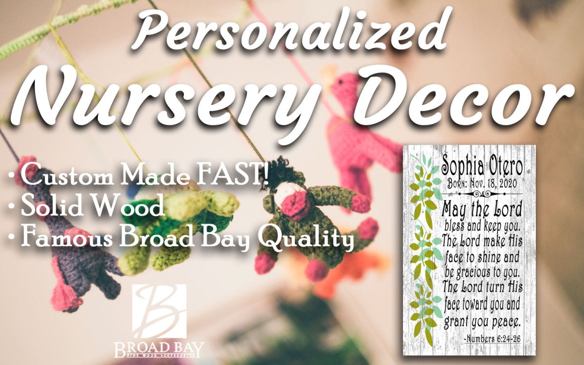 Personalized Nursery Wall Art Gift for Boy or Girl Gift MAY THE LORD KEEP YOU