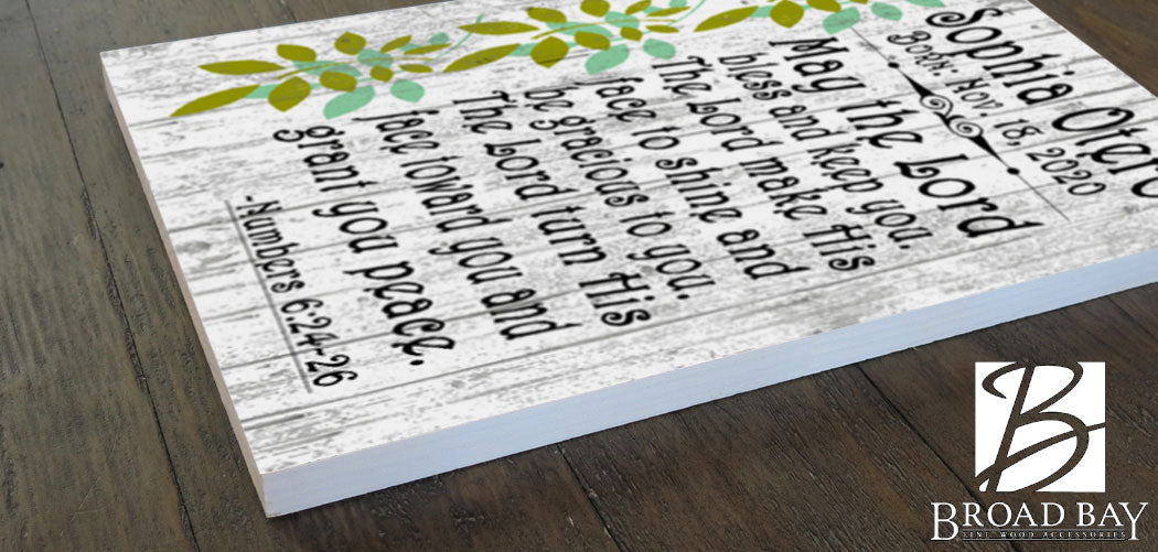 Personalized Nursery Wall Art Gift for Boy or Girl Gift MAY THE LORD KEEP YOU