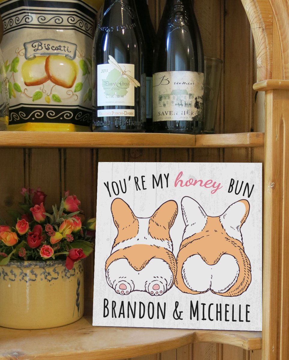 Personalized Romantic Sign for Wife or Girlfriend Anniversary Gift Custom 10.5in x 10.5in