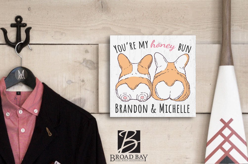 Personalized Romantic Sign for Wife or Girlfriend Anniversary Gift Custom 10.5in x 10.5in