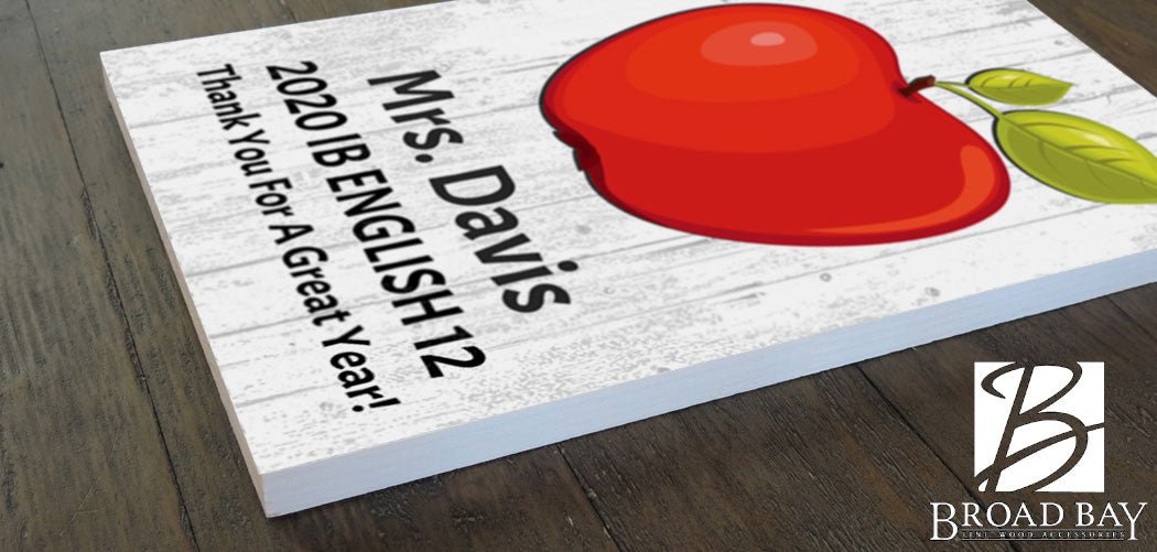 Personalized SIGNABLE Teacher Gift -