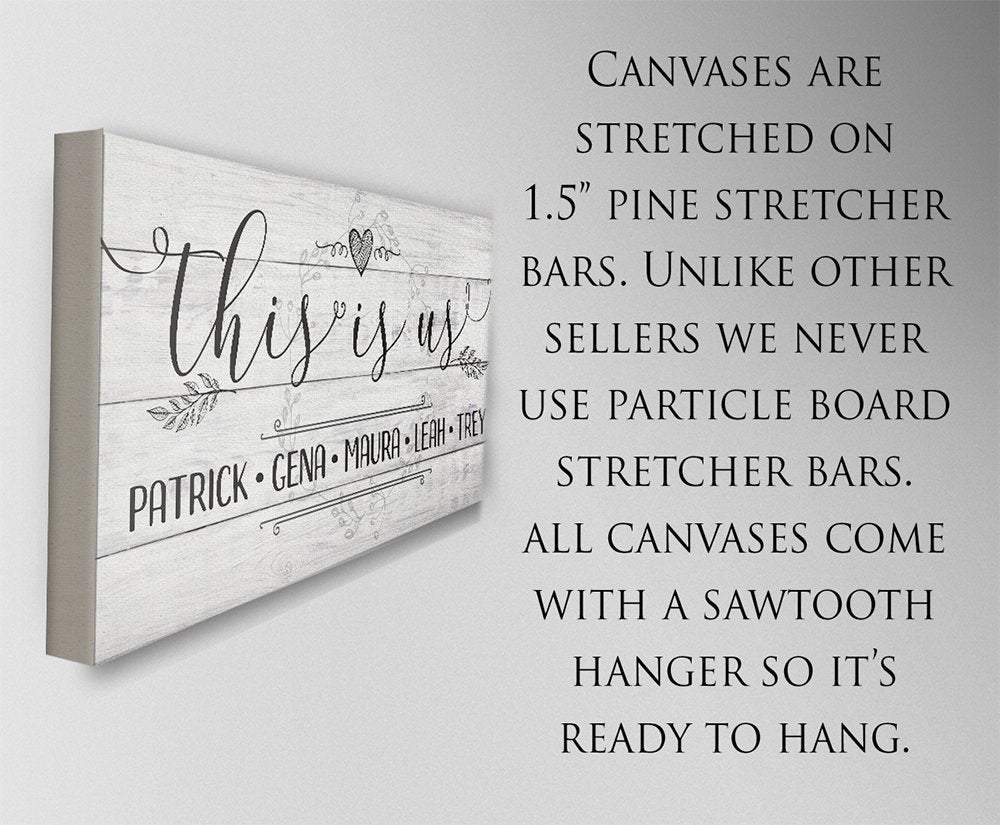 Personalized - This Is Us - Canvas