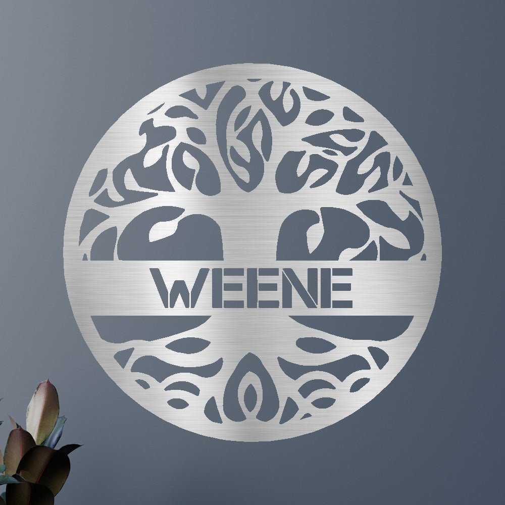Tree of Life Sign - Custom Metal Sign, Family Tree, Wedding Present