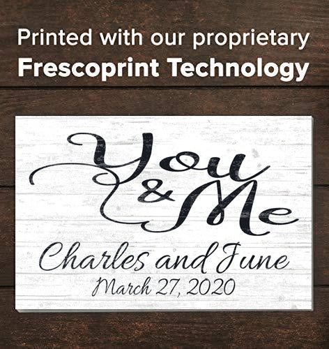 Personalized Wedding Gift or Anniversary Gift FAST You & Me Sign