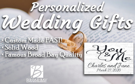 Personalized Wedding Gift or Anniversary Gift FAST You & Me Sign