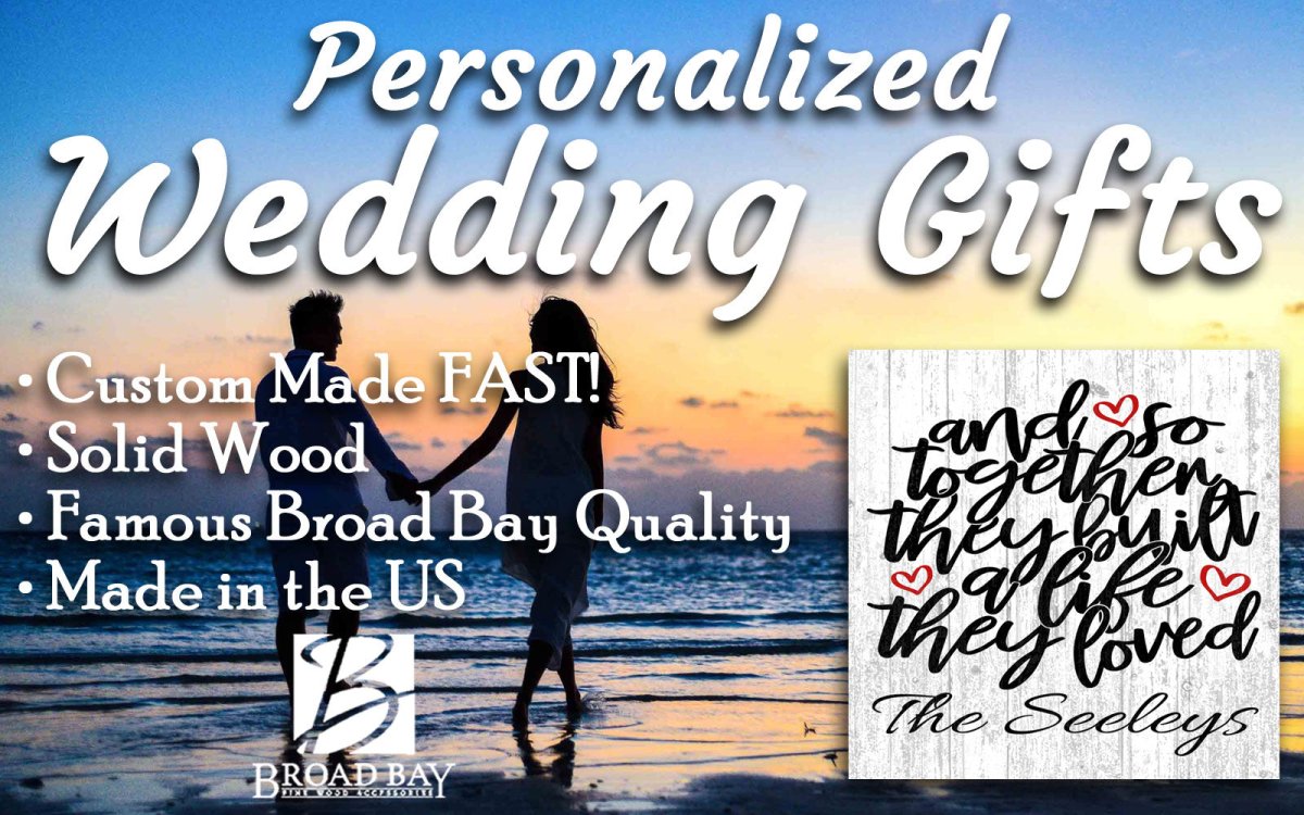 Personalized Wedding or Anniversary Gift Sign And So Together They Built a Life They Loved