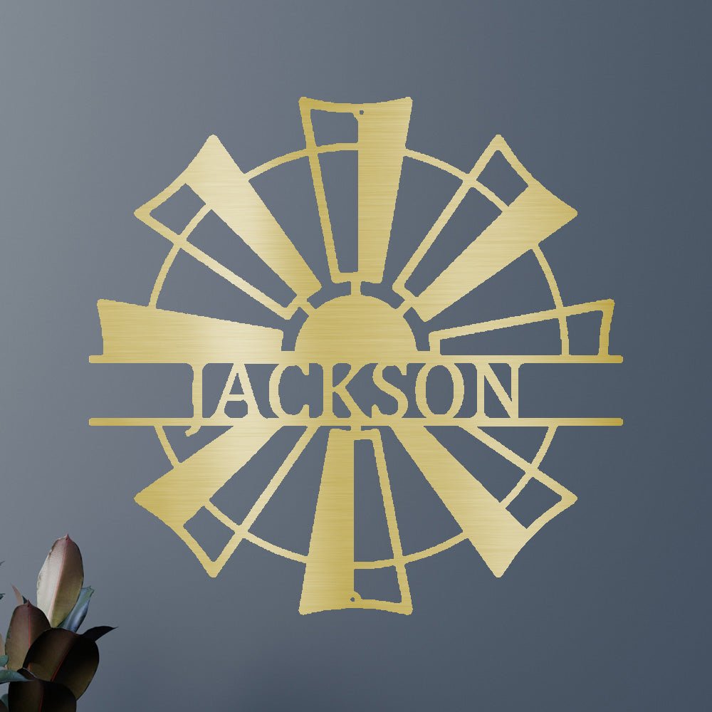 Windmill Personalized Gifts - Custom Metal Sign