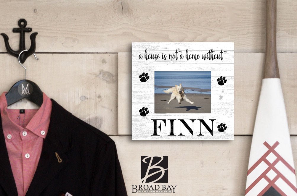 Pet Picture Frame With Printed Uploaded Photo A House Is Not A Home