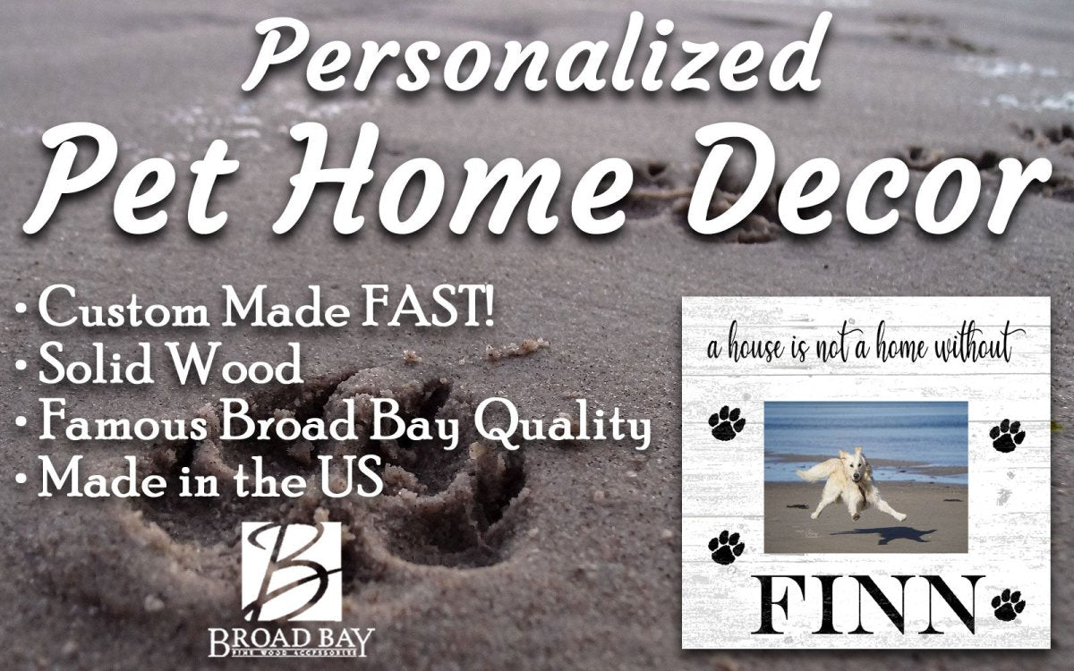 Pet Picture Frame With Printed Uploaded Photo A House Is Not A Home