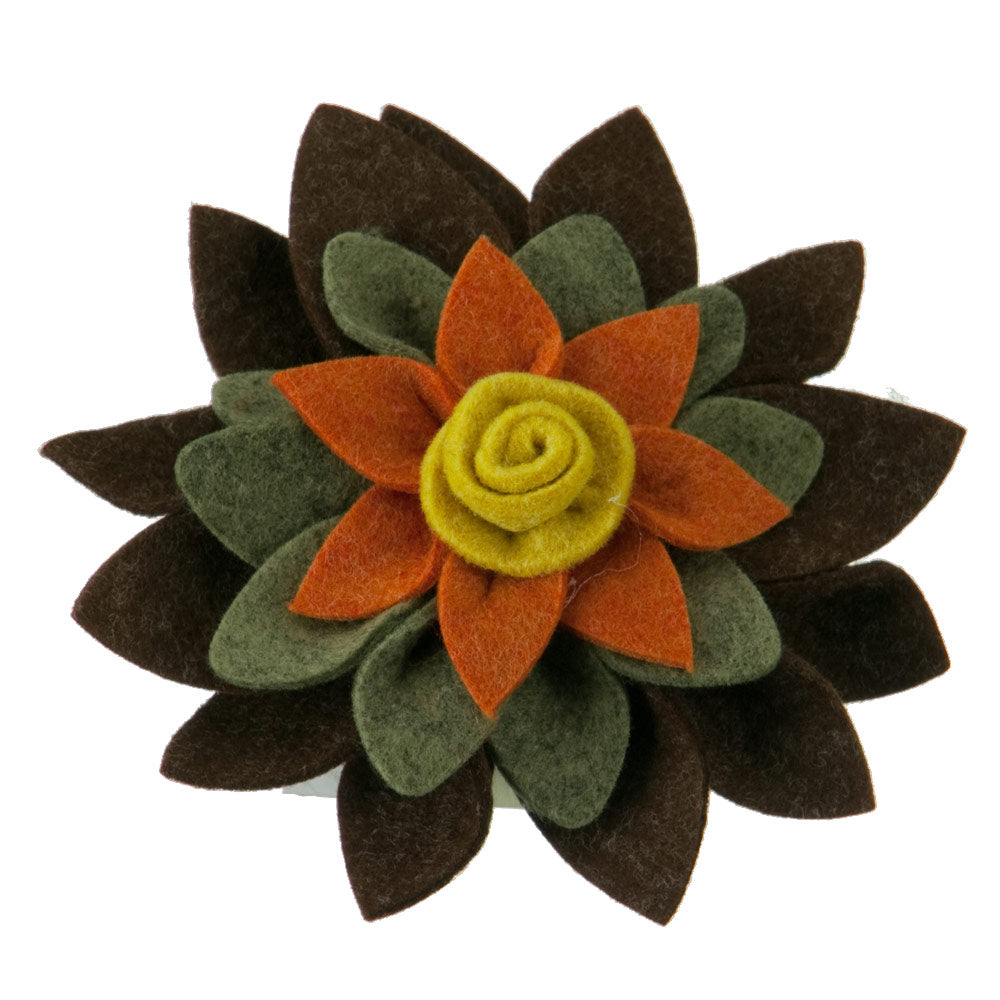 3 Layer Petal Large Flower Hair Pin and Clip