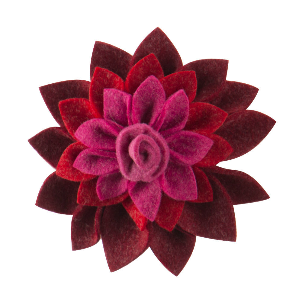 3 Layer Petal Large Flower Hair Pin and Clip