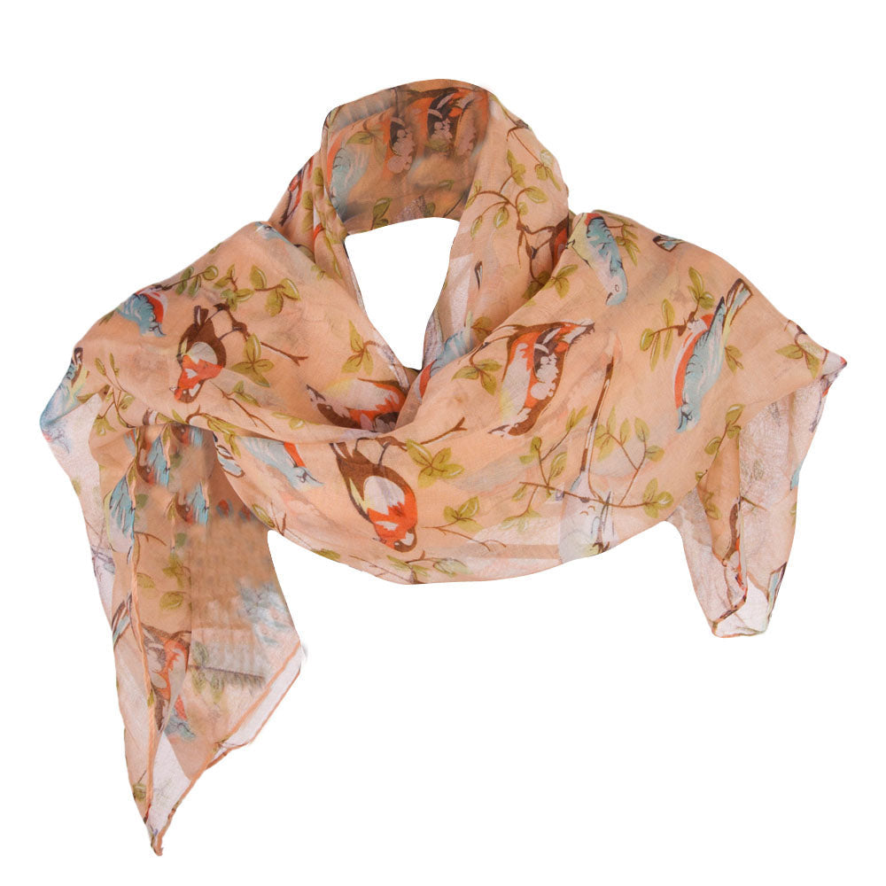 Perching Birds Summer Scarf