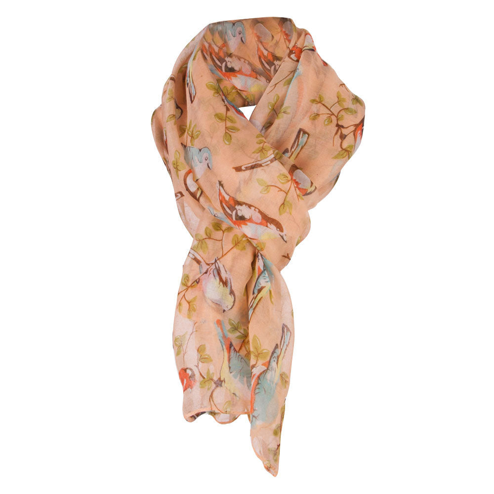 Perching Birds Summer Scarf