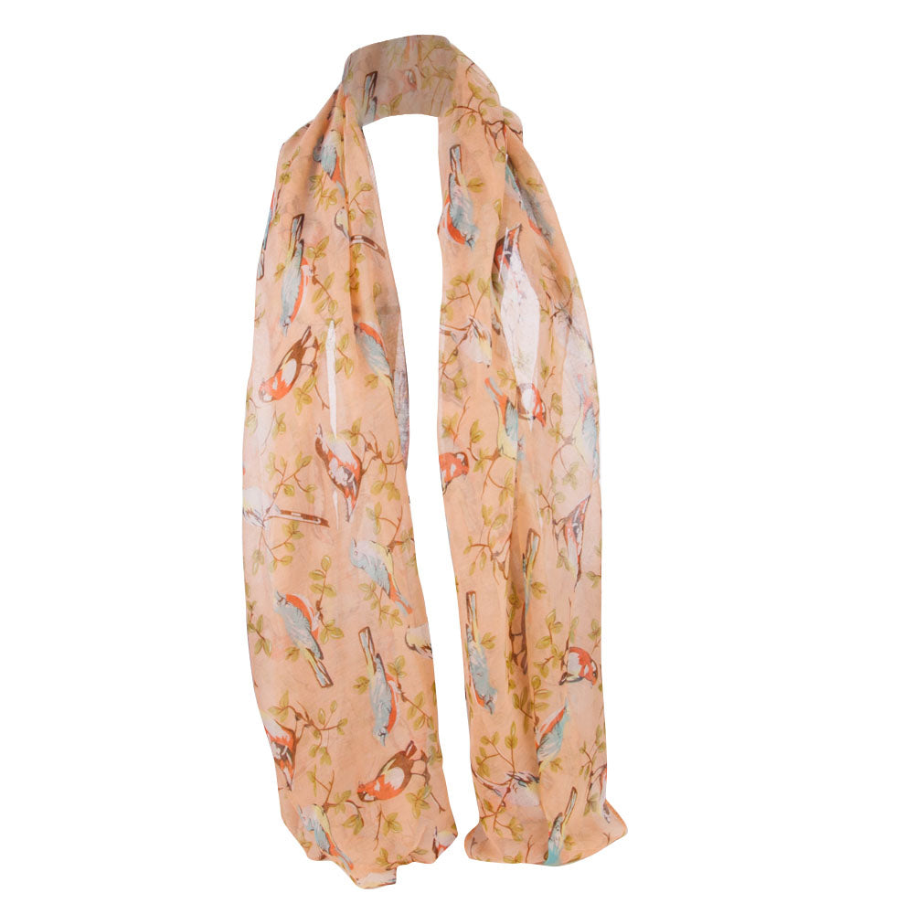 Perching Birds Summer Scarf