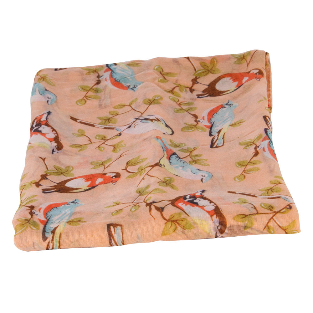Perching Birds Summer Scarf