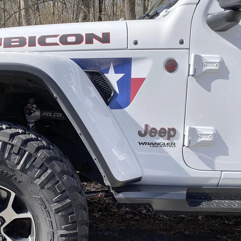 Texas State Flag Inserts & Vent Decals Bundle