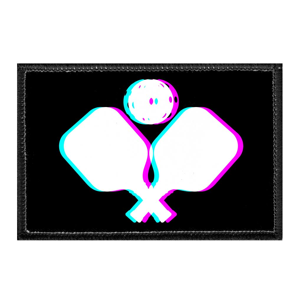 Pickleball - Racquets - 3D - Removable Patch