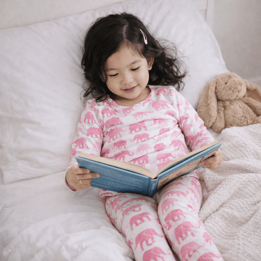 Pink Elephant 2-Piece Pajama Set