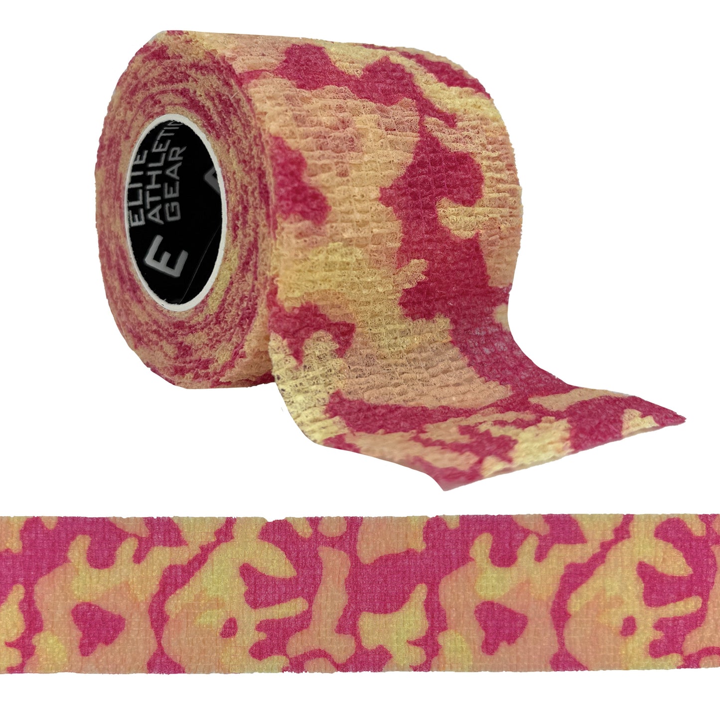 Pink Camo Self Stick Athletic Tape