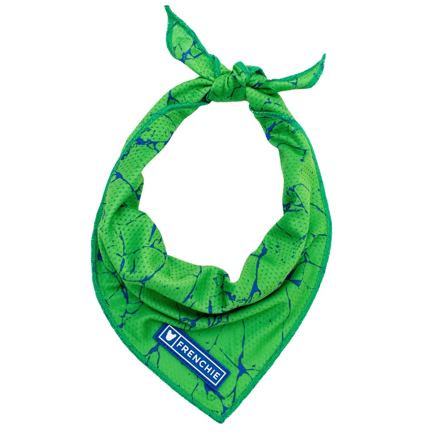 Frenchie Cooling Bandana - Green Marble