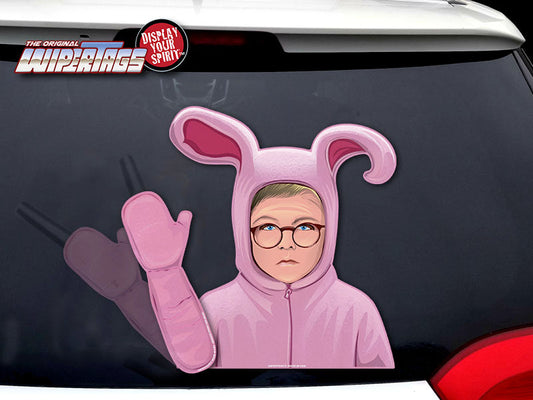 Pink Nightmare Bunny WiperTag