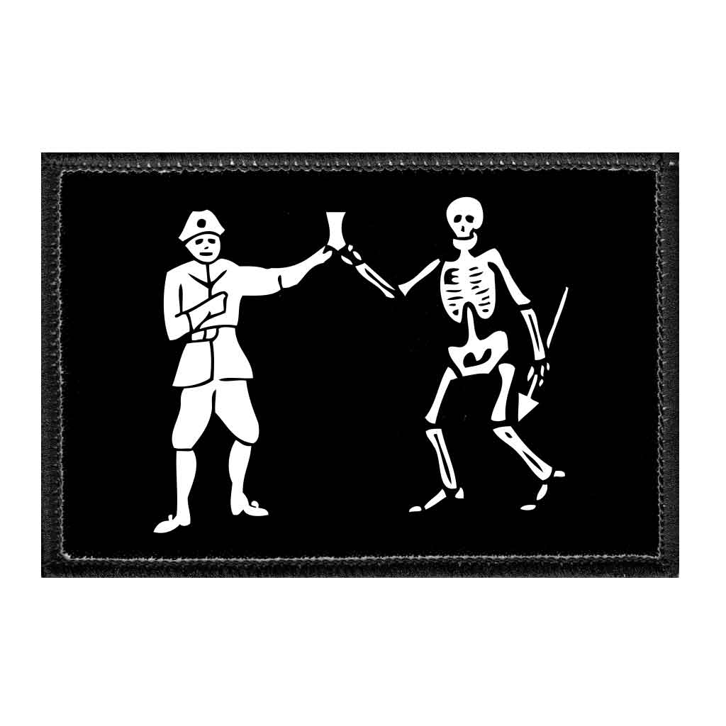 Pirate Bartholomew Roberts Flag - Removable Patch