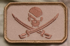 CLEARANCE - Pirate Skull Flag Morale Patch - Mil-Spec Monkey