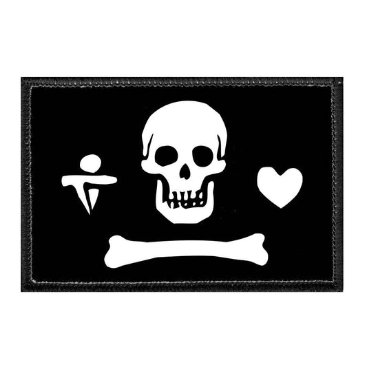 Pirate Stede Bonnet Flag - Removable Patch