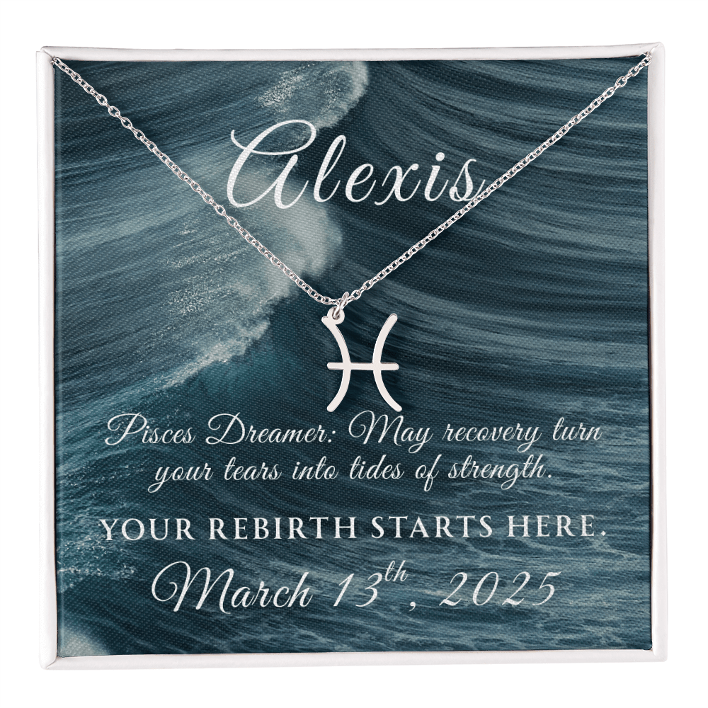 Custom Zodiac Recovery Necklace | Inspiring Sobriety