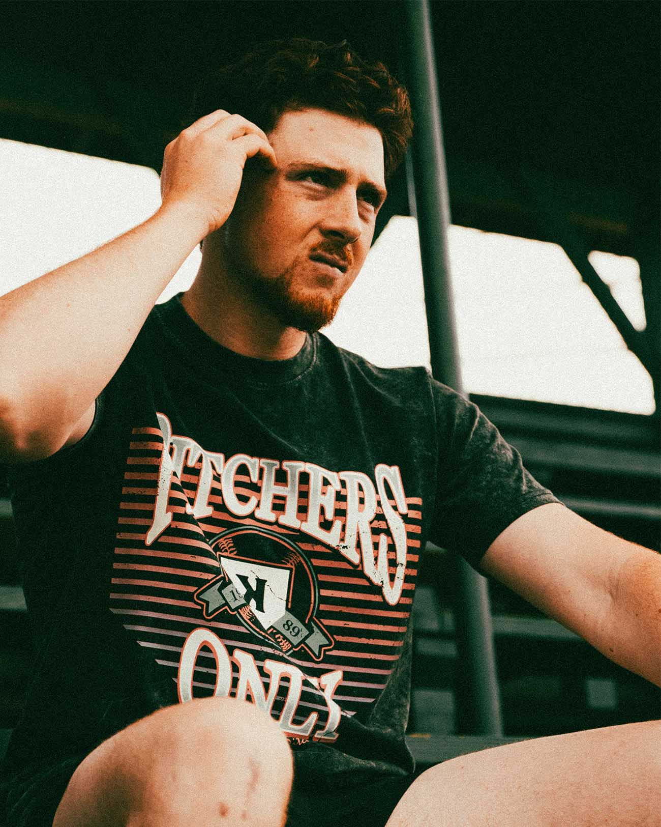 Pitchers Only Vintage Acid Wash Tee