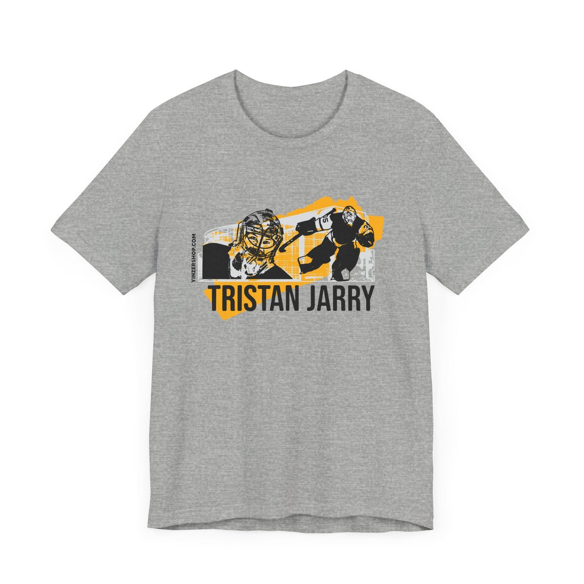 Pittsburgh Sports T-Shirt - Tristan Jarry Unisex Cotton Tee | Bella Canvas 3001