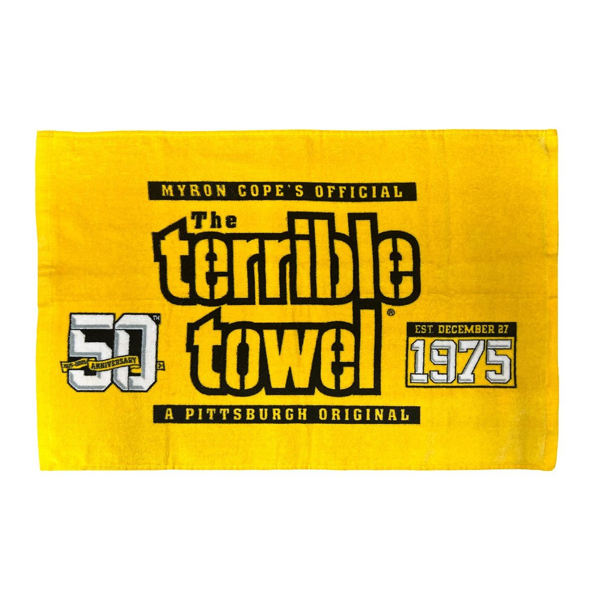 Pittsburgh Steelers 50th Anniversary Terrible Towel | Official NFL Merchandise