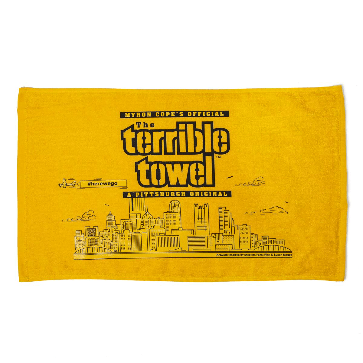Pittsburgh Steelers City Scape Terrible Towel - Official NFL licensed