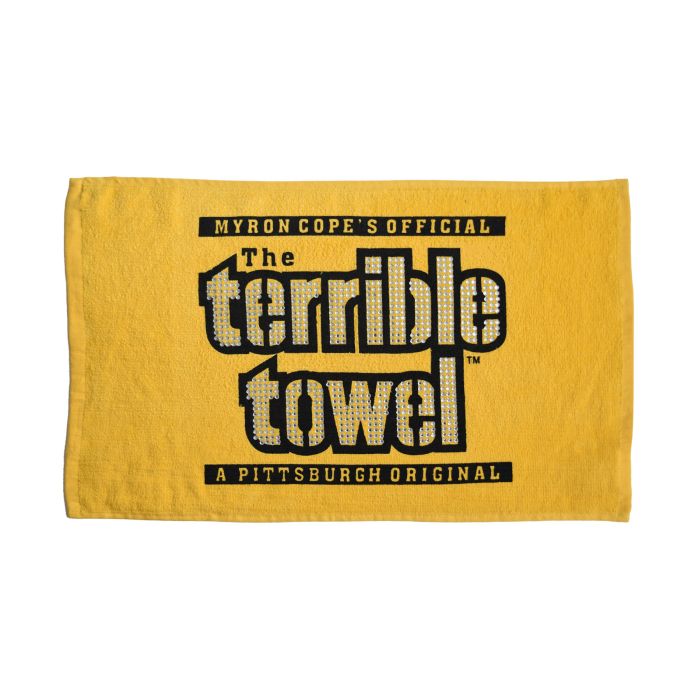 Pittsburgh Steelers Gold Bling Terrible Towel – Official NFL Merchandise