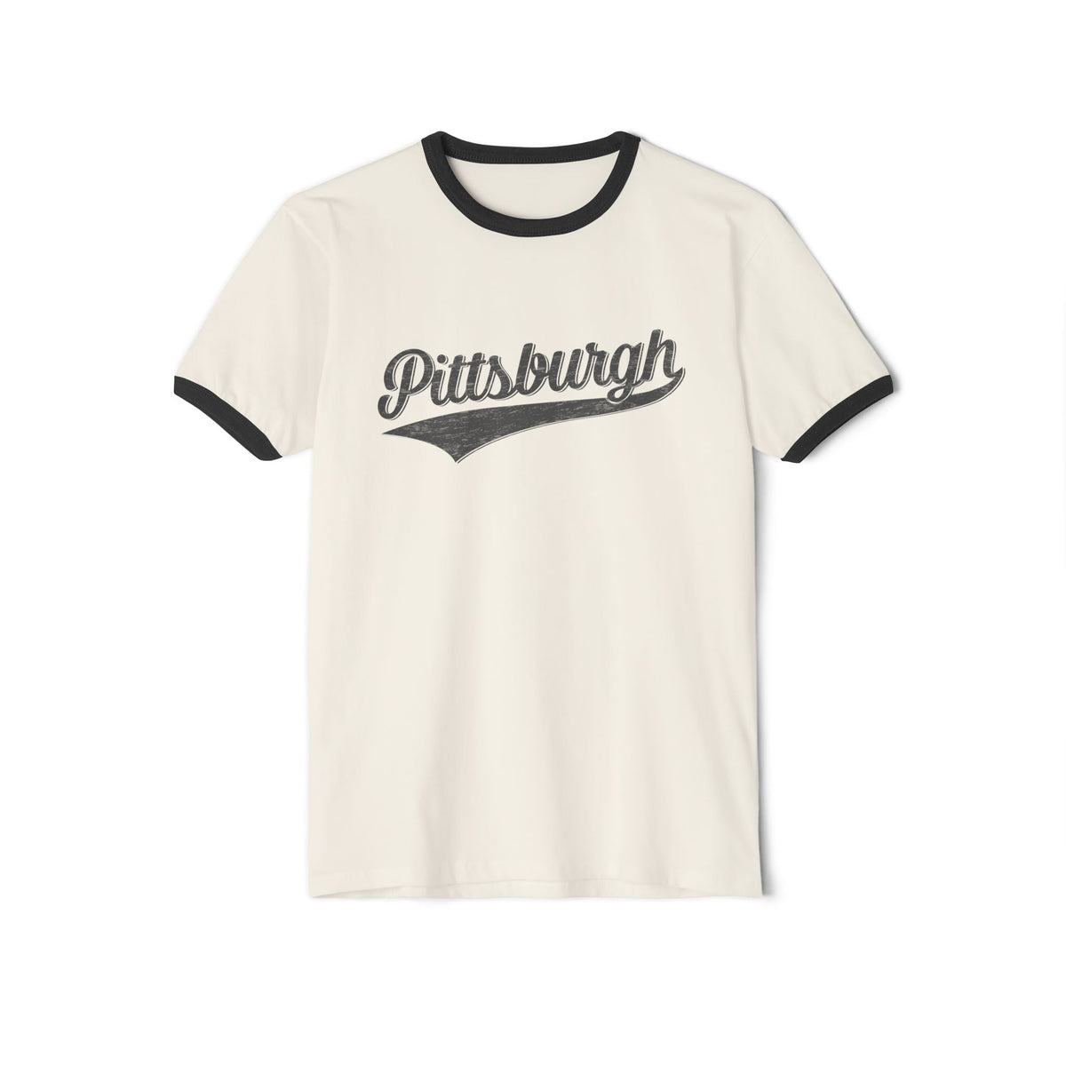 Pittsburgh Varsity Retro Cotton Ringer T-Shirt - Next Level 3604